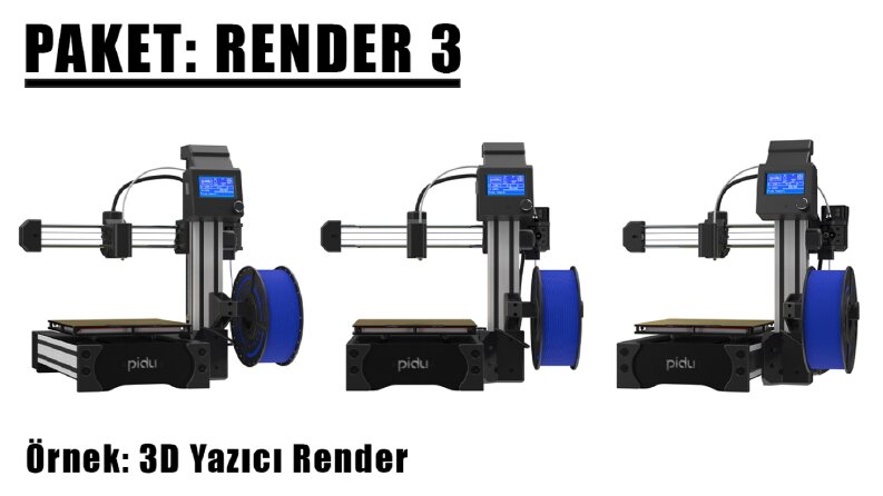 Arka Plan Beyaz Ürün Render Çalışmaların