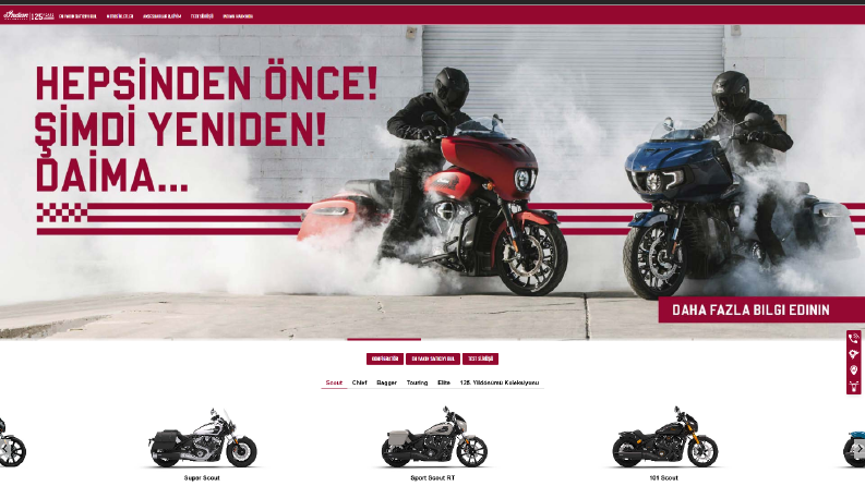 Indian Motorcycle - Global Marka Yönetimi Ve Web Çözümü