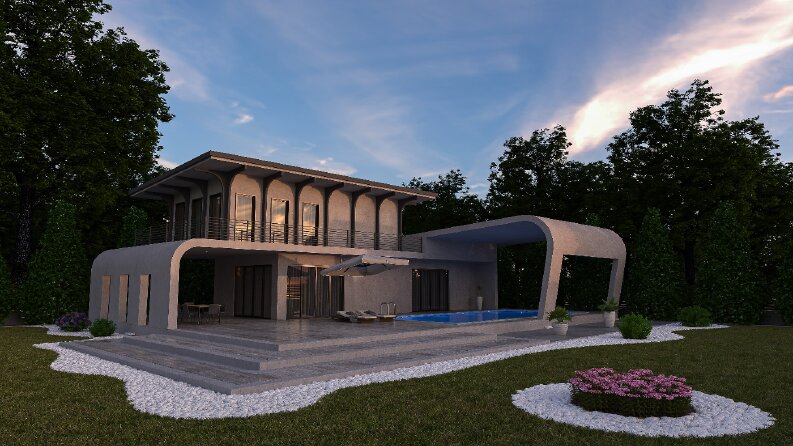 Modern Villa Modellemesi