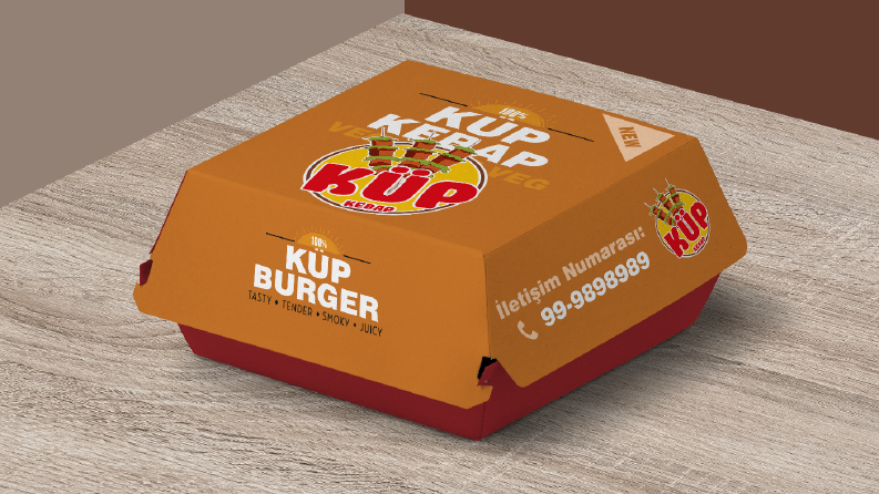 Bir diğer restoran için yaptım ambalaj tasarımı: