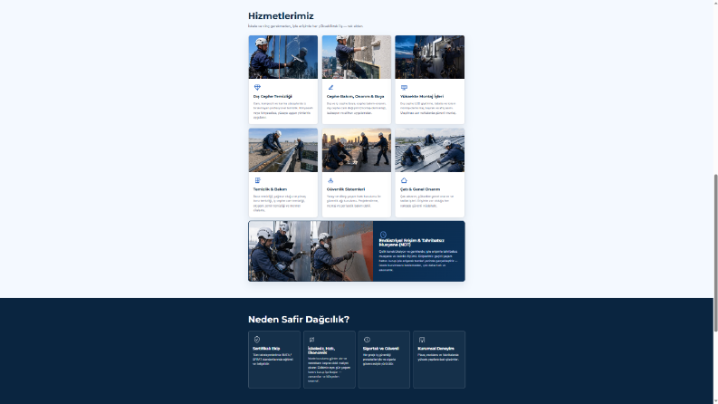Safir Dağcılık SEO Uyumlu Kurumsal Web Sitesi