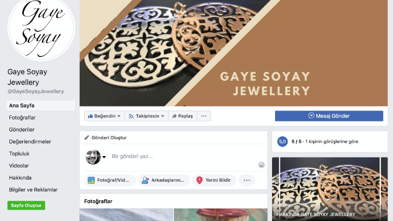 Online Takı Sosyal Medya Hesabı