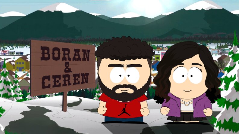 South park temalı çizim