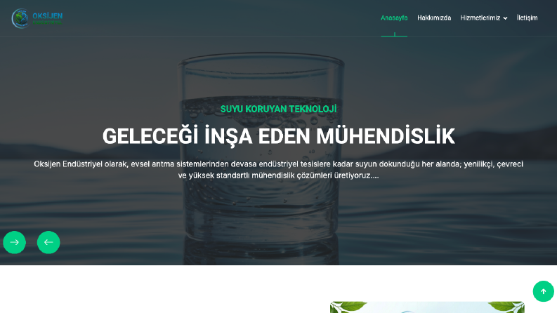 Oksijen Endüstriyel - Kurumsal Web Sitesi