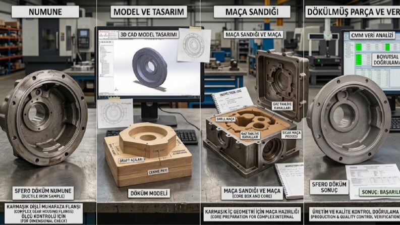 Konseptten İmalata: 2D Detay Çizim & 3D Parametrik Makine Ta