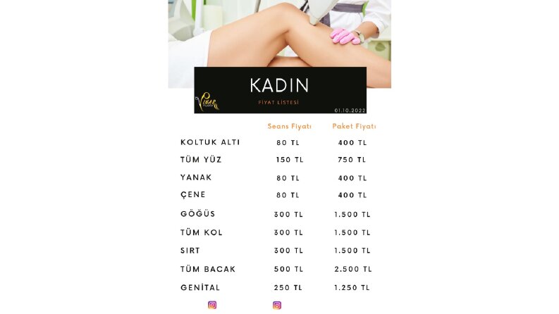 PK - Fiyat Listesi Tasarımı