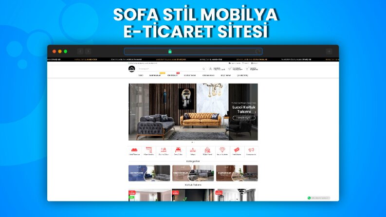 Sofa Stil Mobilya E-Ticaret Sitesi
