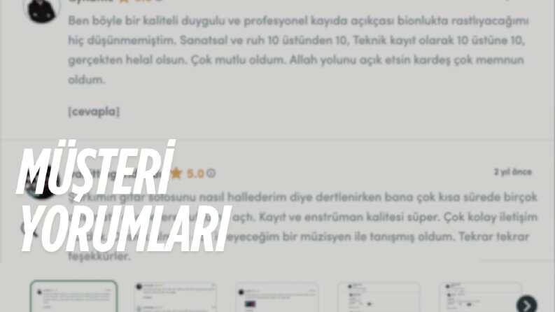 MÜŞTERİ YORUMLARI