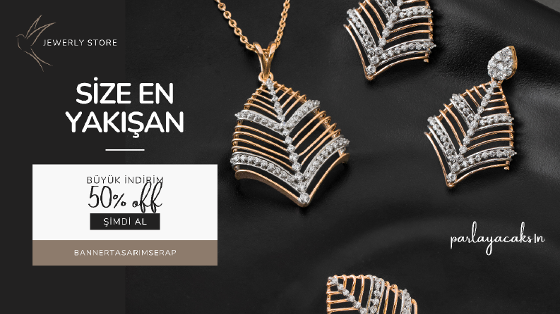 takı firması için etkileyici banner tasarımı