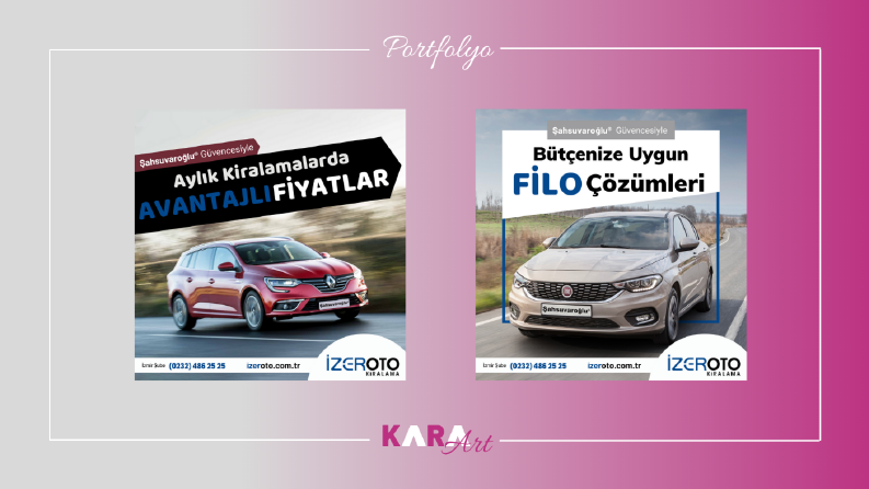 İzer Oto İnstagram Tasarım