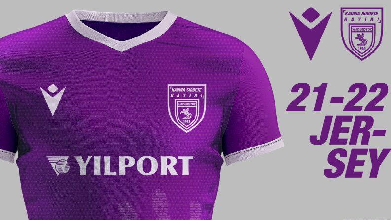 Samsunspor Kadına Şiddete Hayır Forma Tasarımı