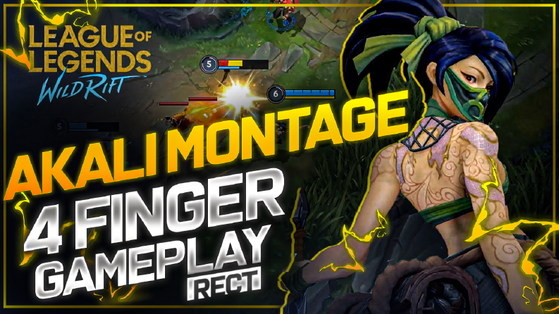 League of Legends WildRift Thumbnail Tasarımları