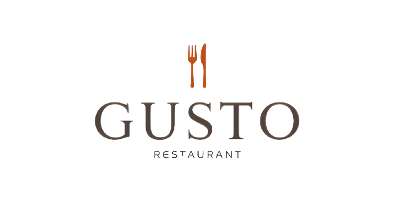 Gusto | Modern ve Minimalist Restoran Logo Tasarımı