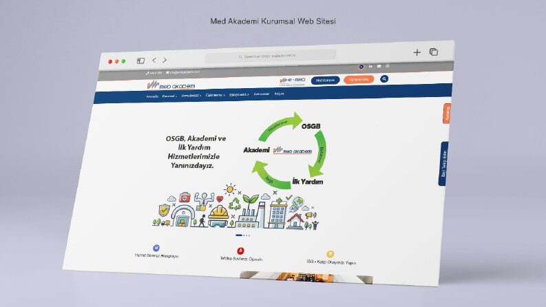 Med Akademi Kurumsal Web Sitesi