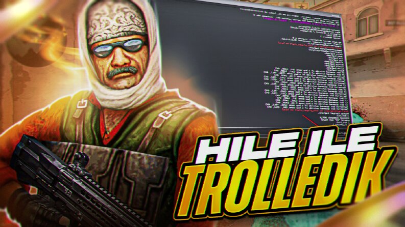 "Hile ile Trolledik" Thumbnail Çalışması