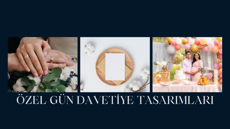 Özel Geceleriniz İçin Davetiye Tasarımı 