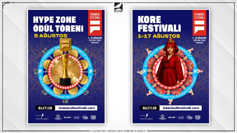 İstanbul Festivali Genç Sahne Alanı S. Medya Tasarımları