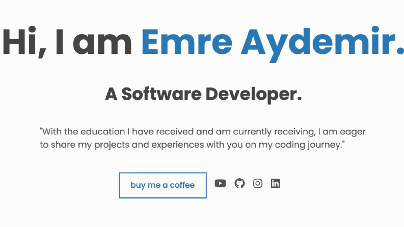 Emre Aydemir - Software Developer