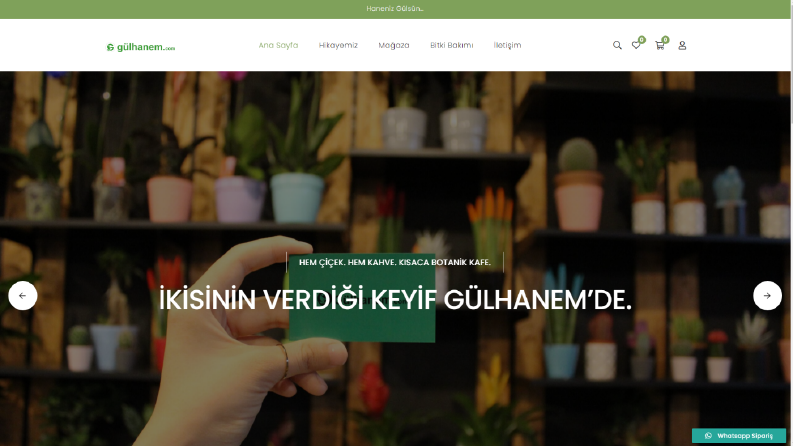 E-Ticaret / Kafe Websitesi