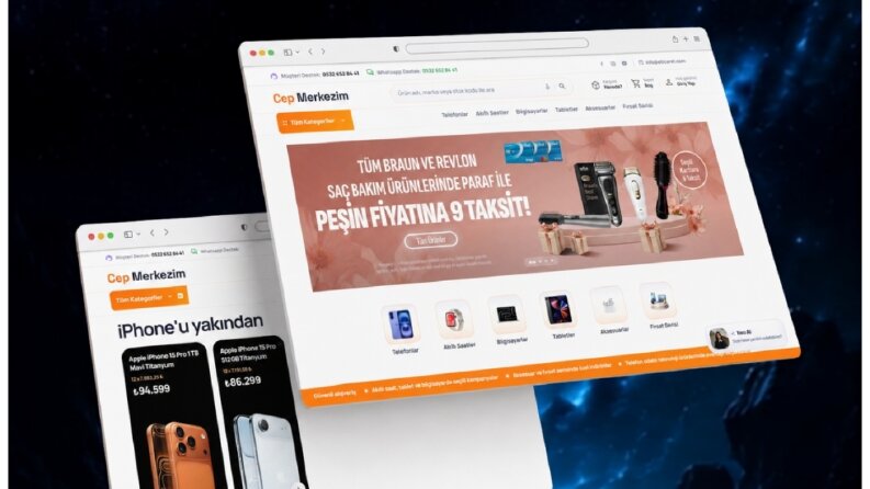E-Ticaret Web sitesi - Cepmerkezim