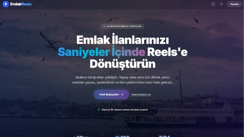 EmlakReels.ai — AI Destekli Emlak Video Platformu