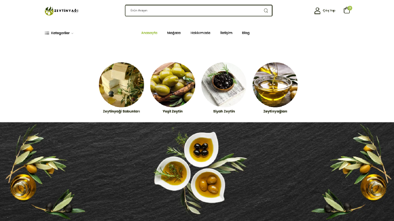 Doğal Zeytinyağı E-ticaret