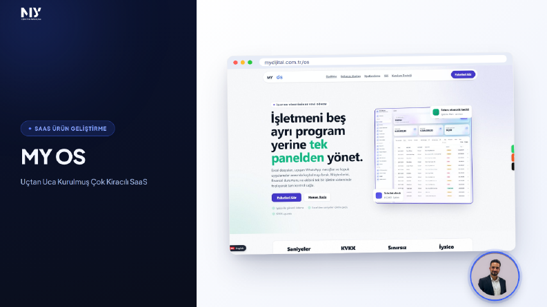 MY OS: Tek Panelde Ajans/İşletme Yönetim Sistemi
