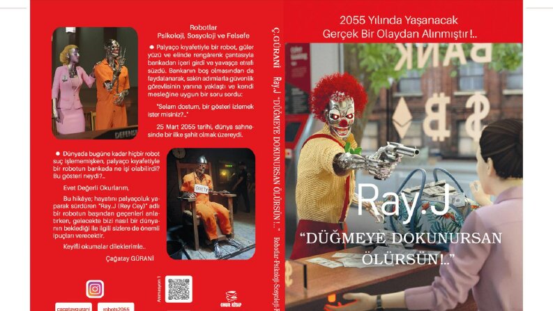 ROBOTS 2055 RAY.J Kapak ve dizgi mizanpaj çalışması.