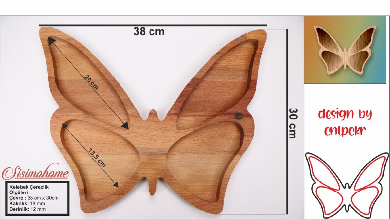 CNC Çerezlik ve Sunumluk Tasarımları