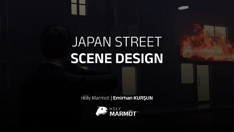 3D Sahne Tasarımı - Tokyo Sokakları