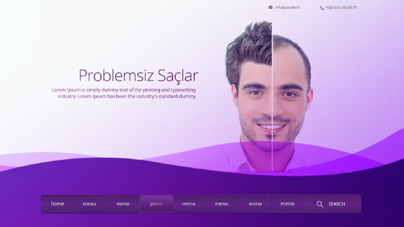 Wordpress Saç Ekim Merkezi Teması