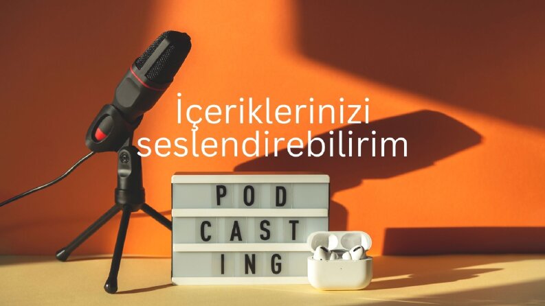 İçerikleriniz için seslendirme yapabilirim