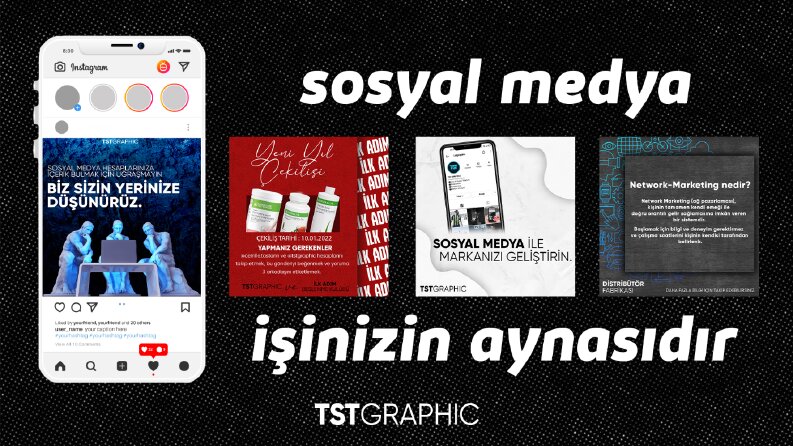 INSTAGRAM İÇİN SOSYAL MEDYA TASARIMLARI