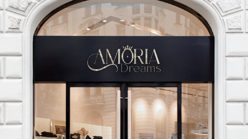 Amoria Dream's "E-Ticaret mağazası için kurumsal kimlik"