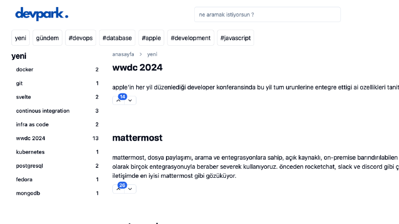 DevPark.org Uçtan Uca Profesyonel Yazılımı