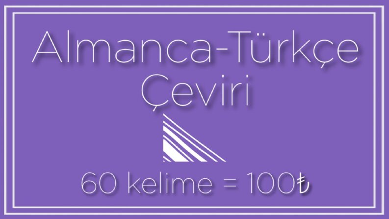 Almanca-Türkçe Çeviri