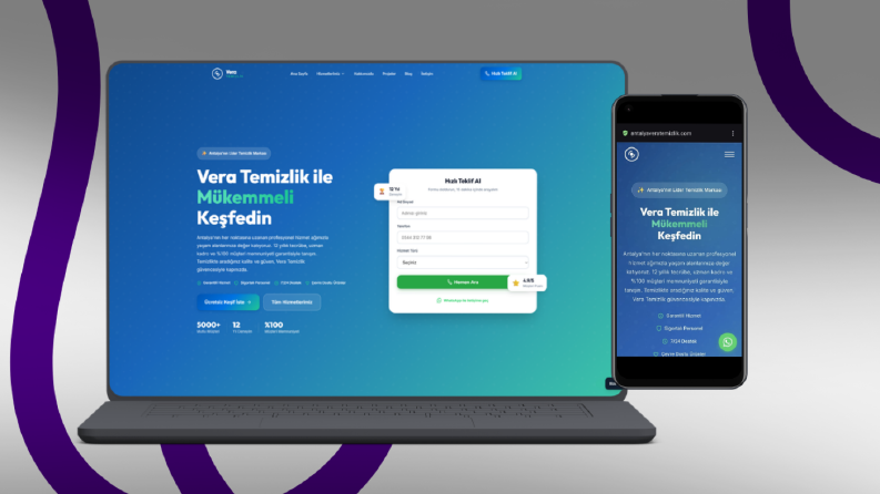 Vera Temizlik Kurumsal Web Sitesi