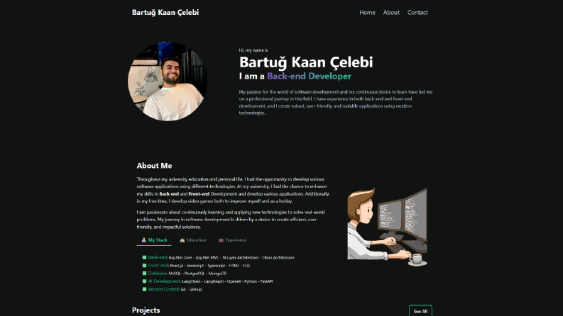 Kişisel Web Sitem