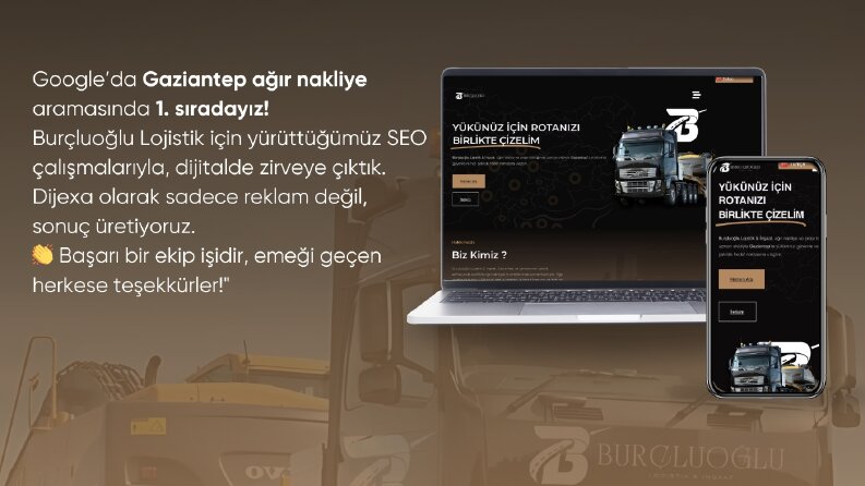 Burçluoğlu | Uluslararası Ağır Nakliye & Lojistik Web Tasarı