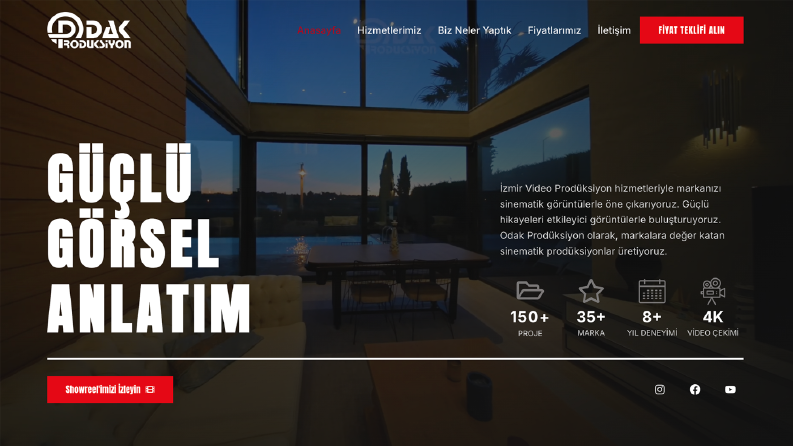 Odak Produksiyon – Web Tasarımı