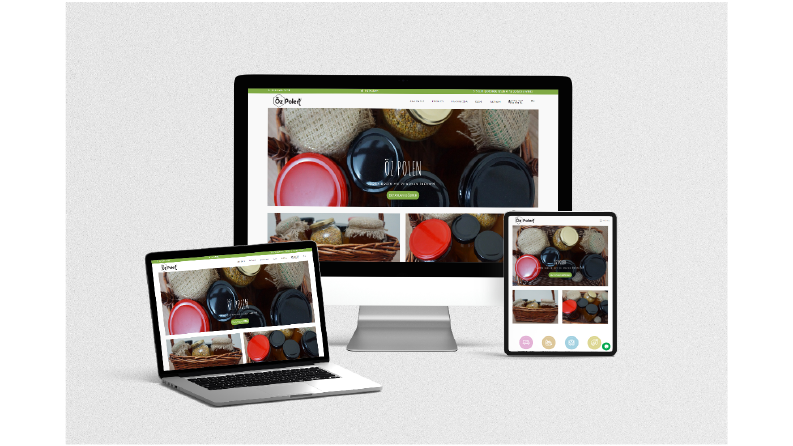 Ozpolen.com İçin Yaptığımız E-Ticaret Sitesi