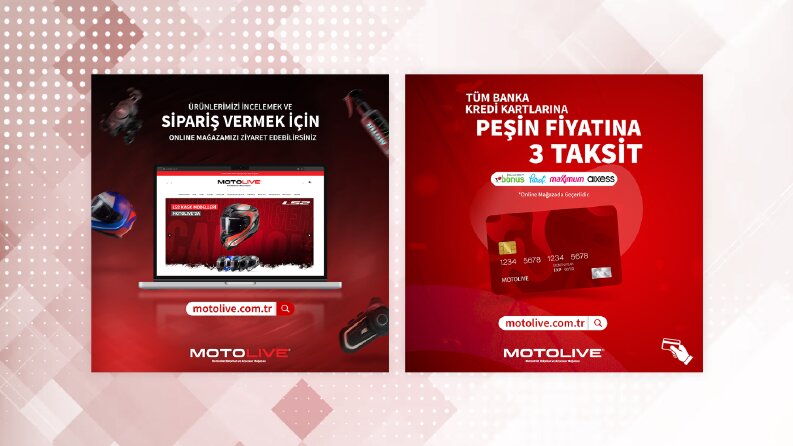 Motolive - Sosyal Medya Post Tasarımı