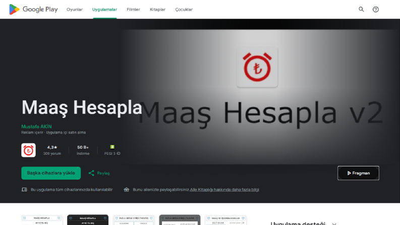 Android Mobil Uygulama - Maaş Hesapla