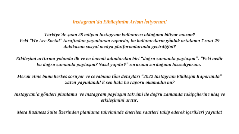 Sosyal Medya İçerik Yazısı