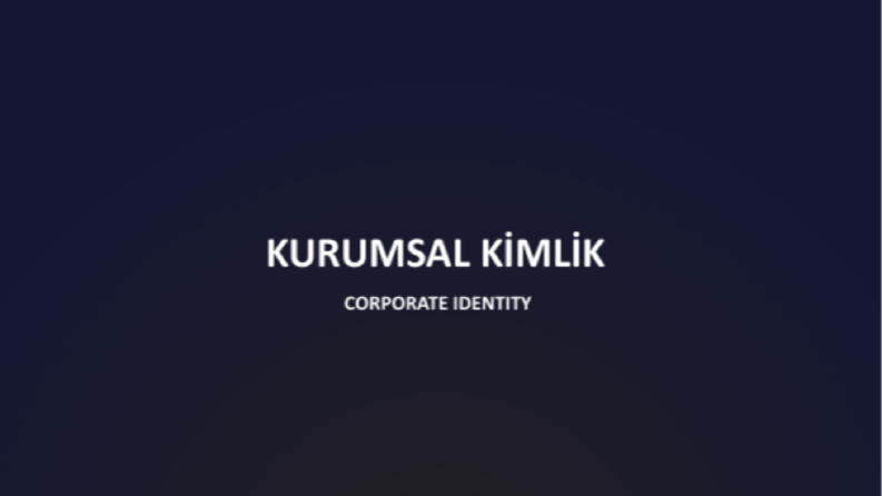 Markanıza ait kimlik