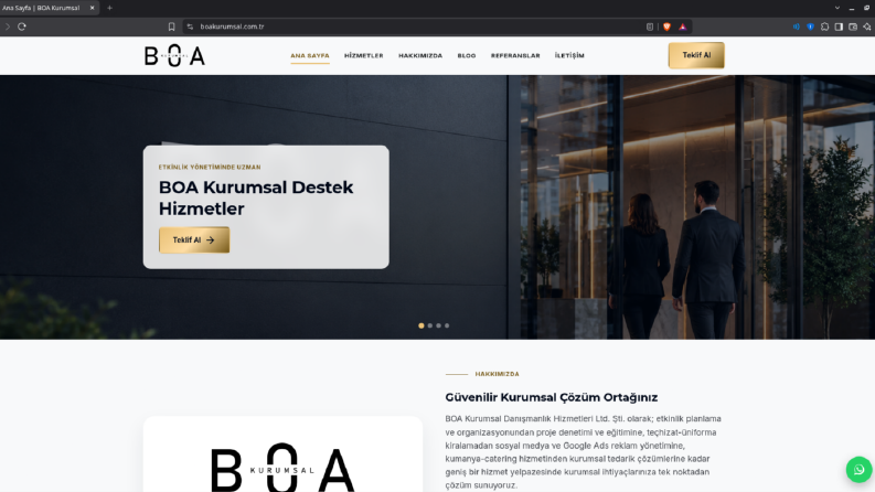 BOA KURUMSAL - WEB SİTESİ
