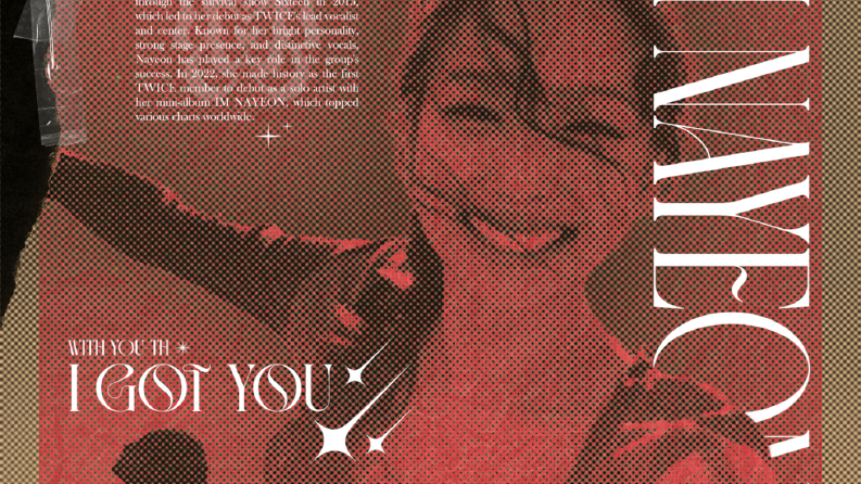 "Twice NAYEON" Poster Tasarımı.