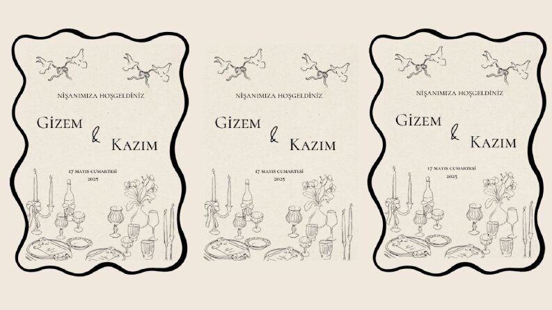 Nişan Karşılama Panosu