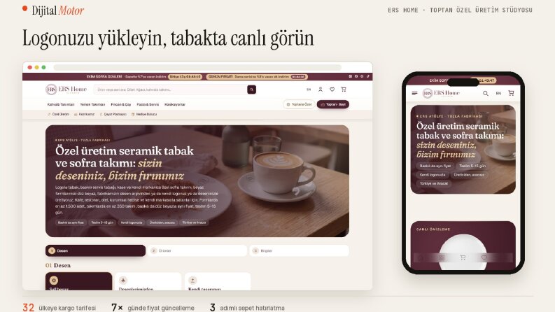 ERS Home - Toptan Özel Üretim Stüdyosu