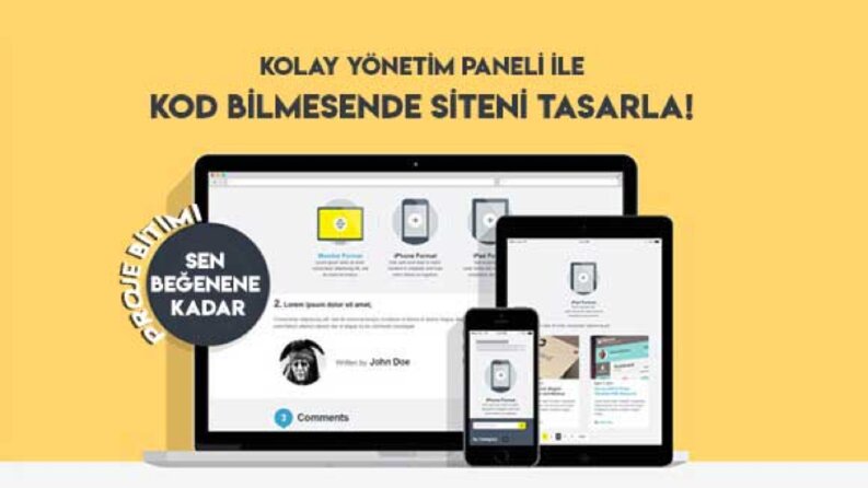 Sen bitti dediğinde biten proje